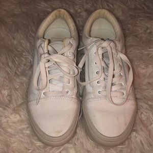 VANs white sneakers